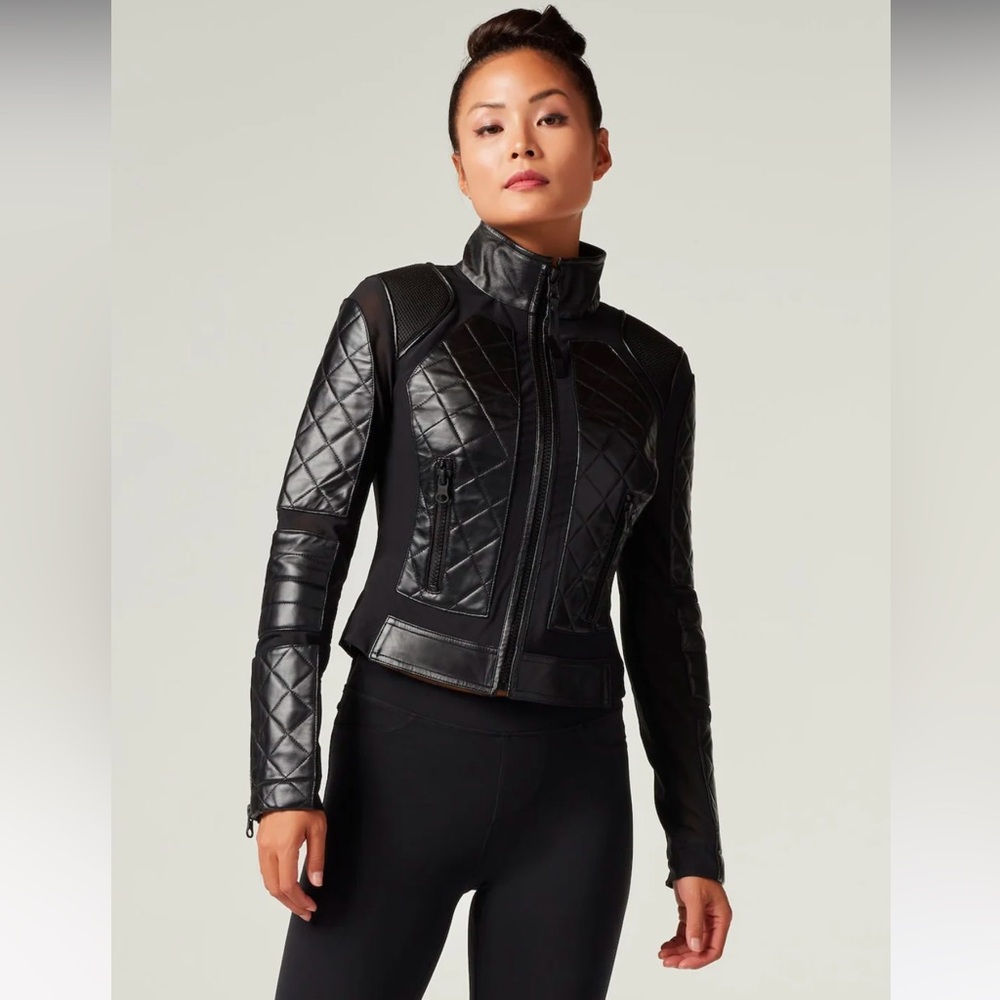 BLANC NOIR GENUINE
LEATHER  jacket